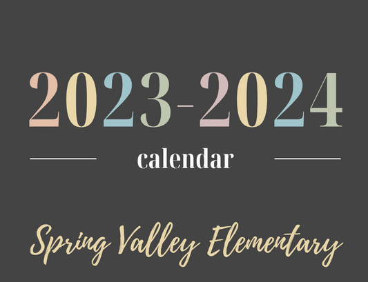 Spring Valley Calendar